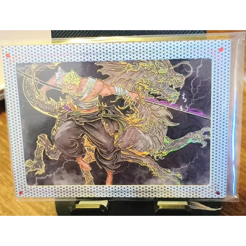 Anime One Piece Luffy Yamato Robin Hancock Zoro Sanji Shanks Hide 10 Hand-Painted Cards Collection Card Toy Birthday Gift 4