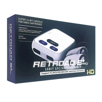 RETROAD 5+PRO C51HD Supporto per console compatibile con giochi retrò Super NES/Super Famicom PAL e NTSC Cartuccia di gioco