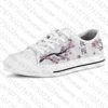 Simple Sakura Tree Print Lightweight Classic Vulcanized Shoes Cherry Blossoms Design Casual Sneakers Canvas Shoes 3