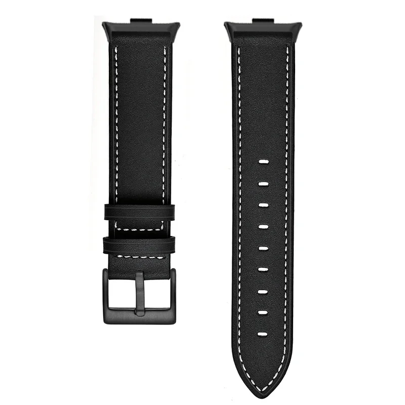 Premium Leather Smartwatch Replacement Strap - Elegant Wristband Accessory