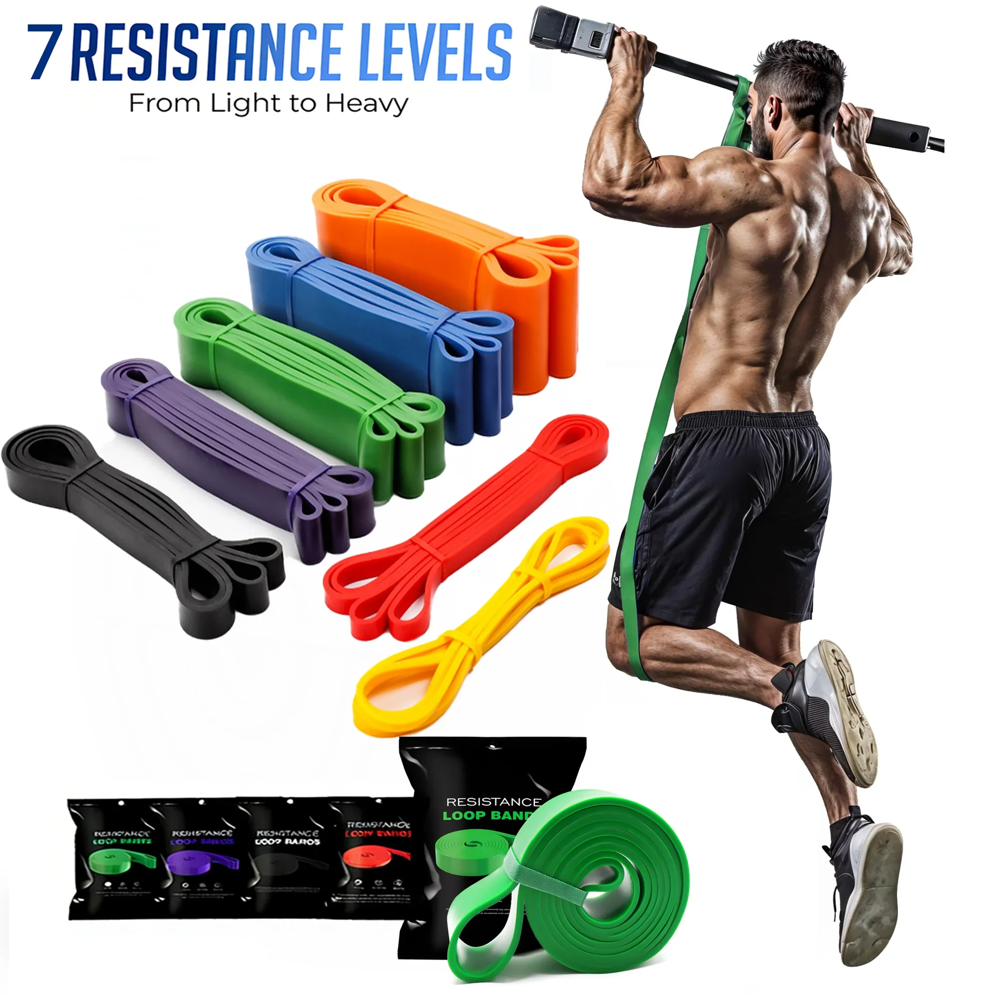 Ultimate Resistance Band Set for Strength Training and Home Workouts