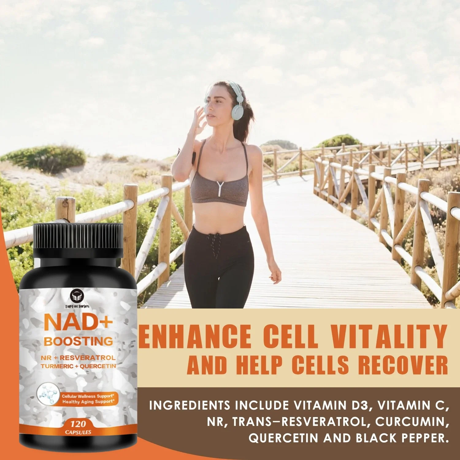 Nmn Supplement Substitute Liposome Nicotinamide Nucleoside Resveratrol And Quercetin High-purity Nad