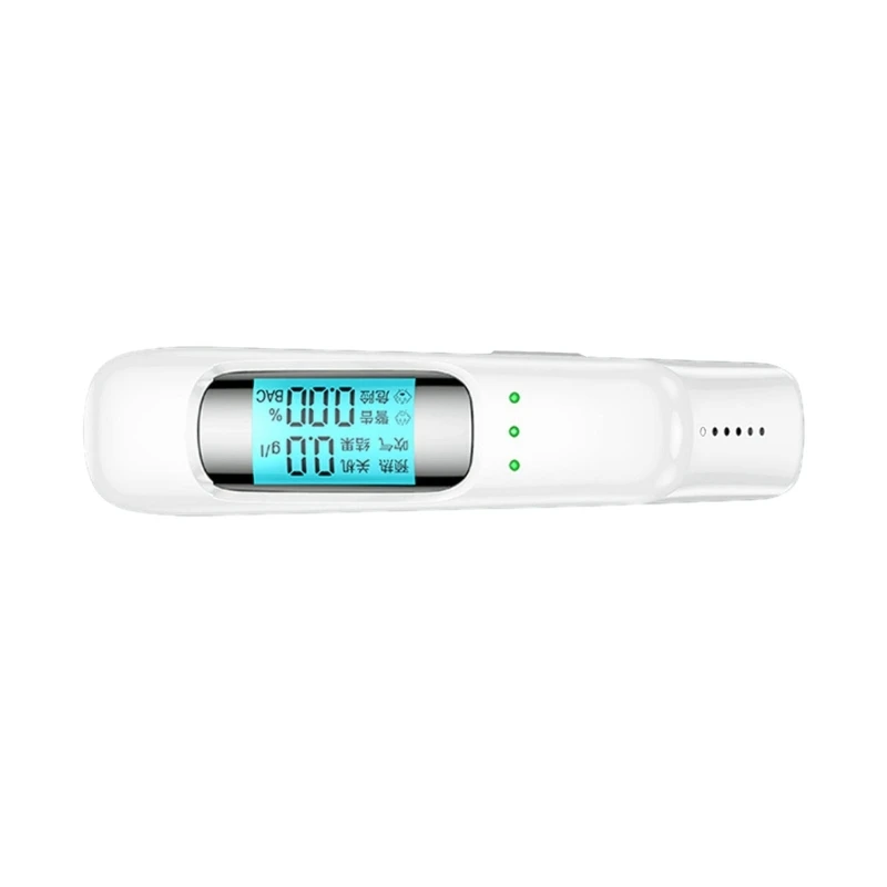 알코올 측정기 충전식 알코올 테스터 디지털 백라이트 LED 조명 BAC 테스터