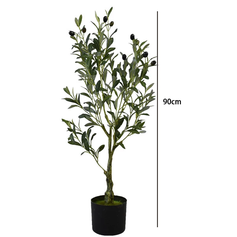 150cm/180cm/240cm olivo artificiale pianta finta in vaso grandi alberi di ulivo  finti per l'home Office soggiorno pavimento Bonsai