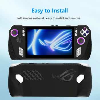 Silicone Game Console Case Button Protective Cap Protective Cover Non-slip Anti Drop Replacement Accessories for ASUS Rog Ally 2