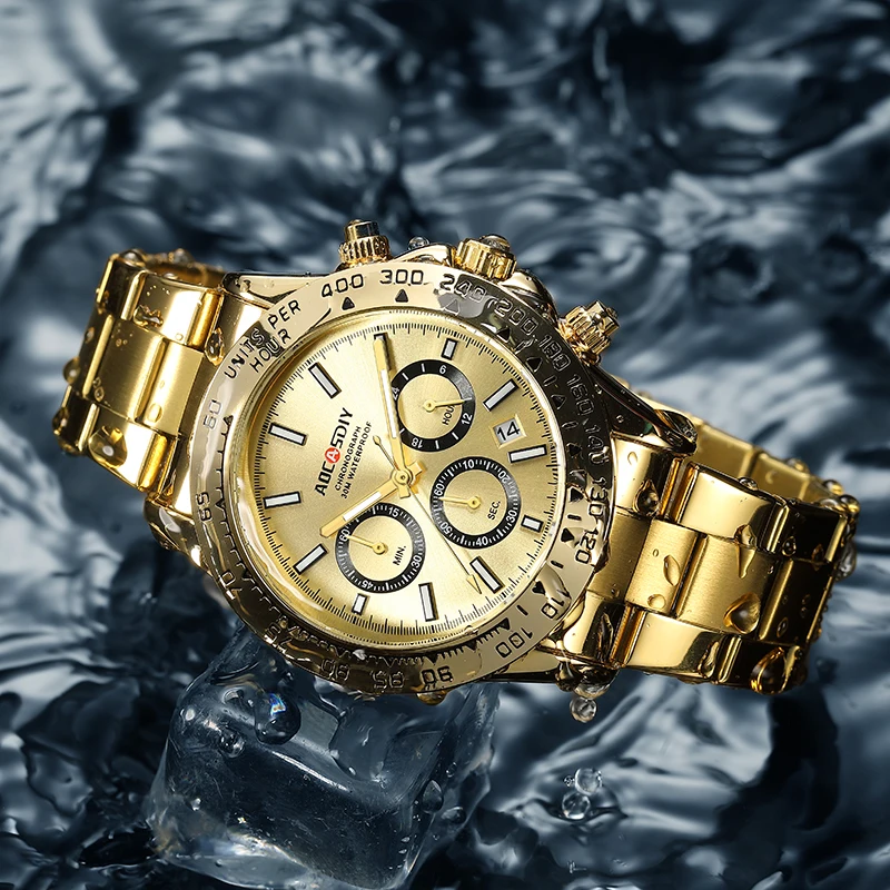 AOCASDIY Top Brand Luxury Man Wristwatch Waterproof Luminous Date - Main Image