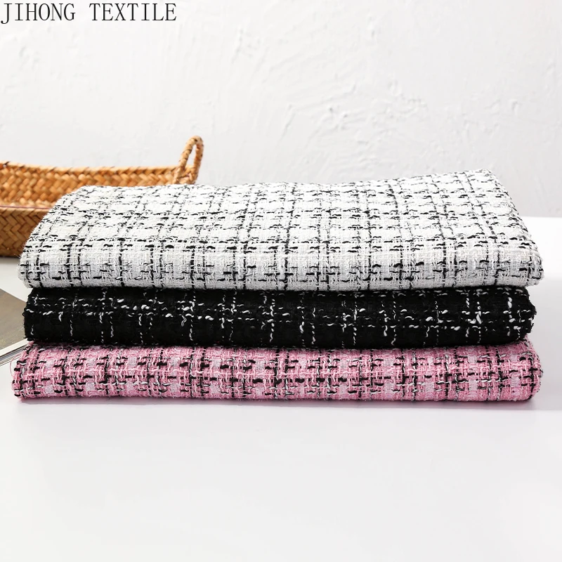 Pink Tweed Fabric 2