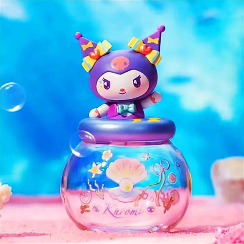 

Sanrio Kawaii Kuromi Ocean Pearl Storage Jar My Melody Cute Cartoon Pompompurin Cinnamoroll Storage Box Handmade Gift Kids Gifts