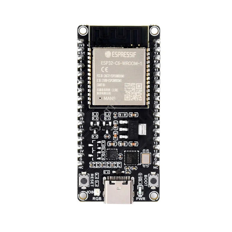 ESP32-C6 ����ũ����Ʈ�ѷ� �������� 6 ���� ����, 160MHz �̱� �ھ� ���μ���, USB �� UART ���� ���� ����