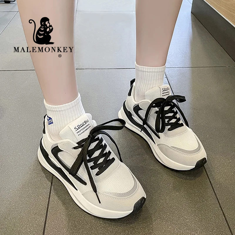 Casual Women Shoes 2022 Spring Platform Round Toe Sport Shoes Walking Running Light Non Slip Tennis Female Sneakers Trendy Shoe| | - AliExpress