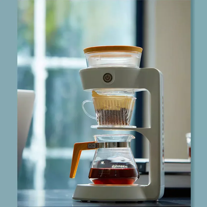 Automatic manual coffee maker Automatic rotary coffee maker Drip filter espresso Home office coffee extractor Coffee maker 6