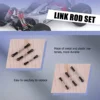 7Pcs Front Rear Tie Rod Linkage Servo Link Rod Set for Wltoys 144001 144010 124016 124017 124019 RC Car Spare Parts 4