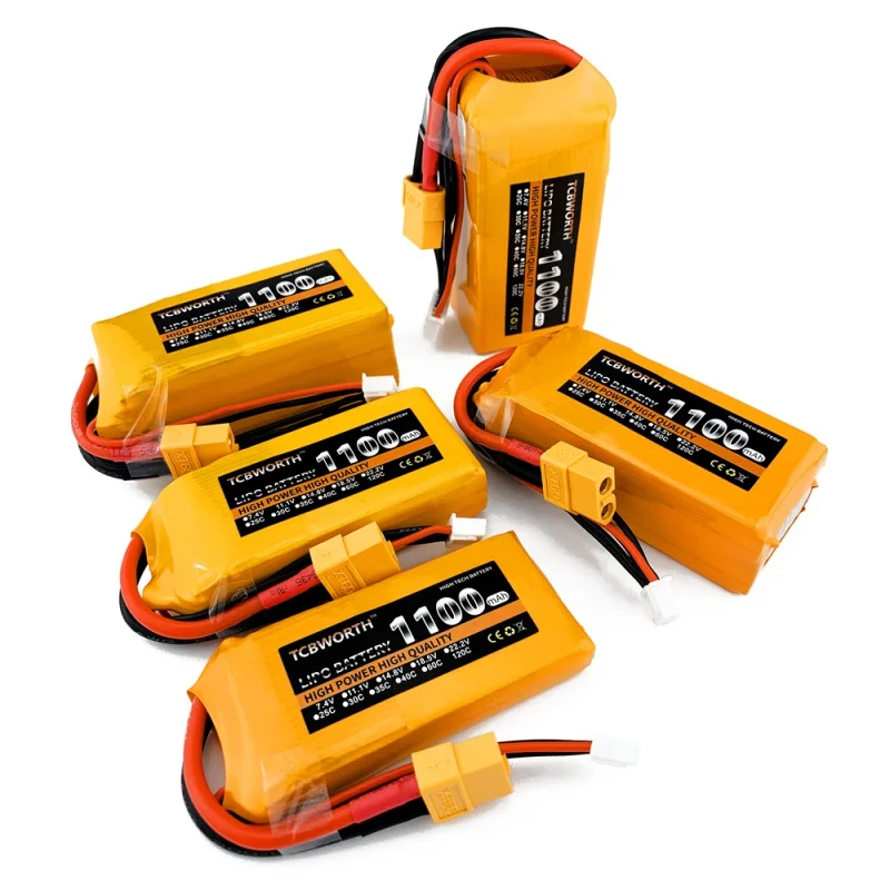 

2 шт. 3S 11,1 В 1100 мАч 120C RC LiPo Аккумулятор для радиоуправляемого самолета квадрокоптера вертолета дрона 3S LiPo. Аккумуляторная батарея LiPo