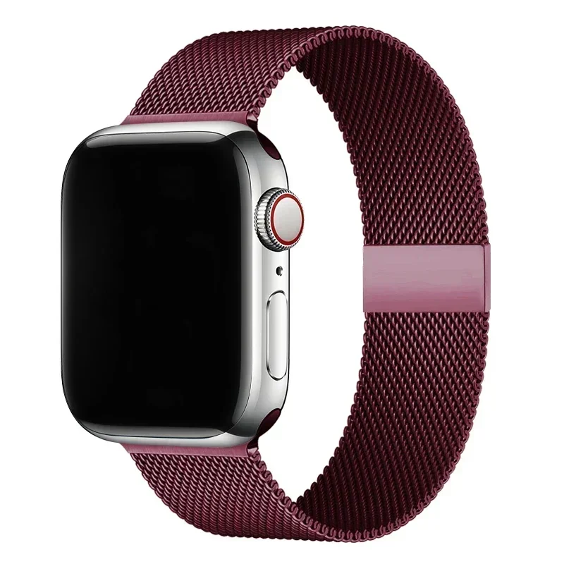 Milanese Loop Metal Strap for Apple Watch Bands - Stylish Stainless Steel Bracelet
