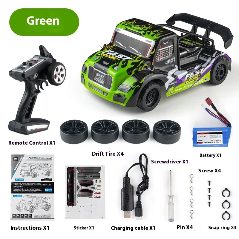 Scy 16304 16035 1:16 Rc Drifting Car Full-Scale Four-Wheel Drive High-Speed Drift Running Racing Sports Car Boys Toys 6