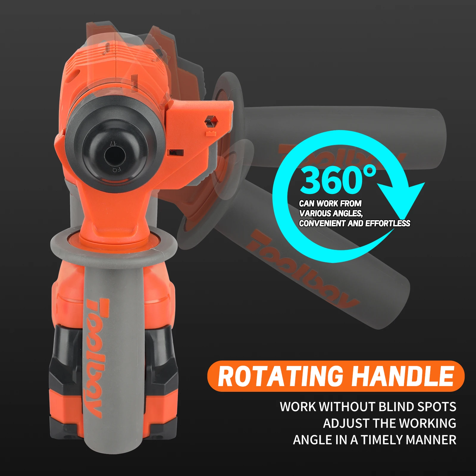 Superpan cordless rotary hammer Impact drill Portable 20V Tool Set with Battery for Electric Drill 4