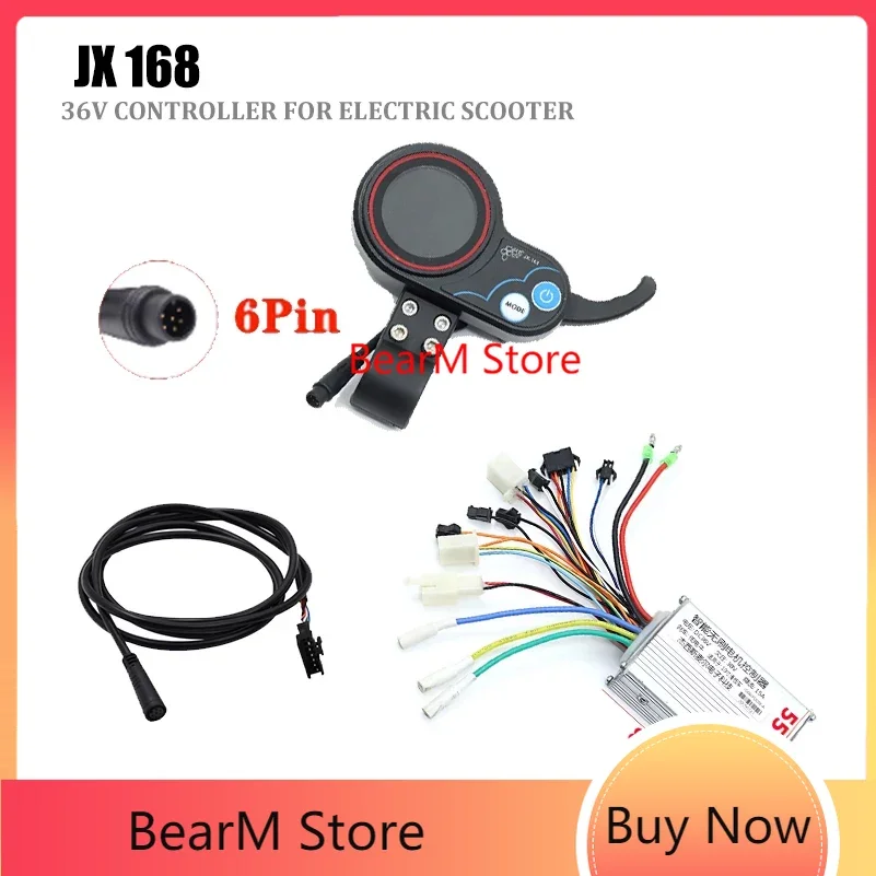 

JX-168 Instrument Electric Scooter Code Meter Display Screen Accelerator 36V Controller
