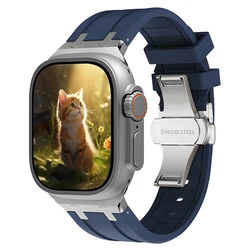 Cinturino Sport in Silicone Potenziato per Apple Watch - Band Duraturo e Confortevole per uno Stile di Vita Attivo