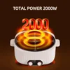 Household Large Capacity Electric Chafing Dish Four-Grid Multifunctional Integrated Hot Pot Electric Caldron 3