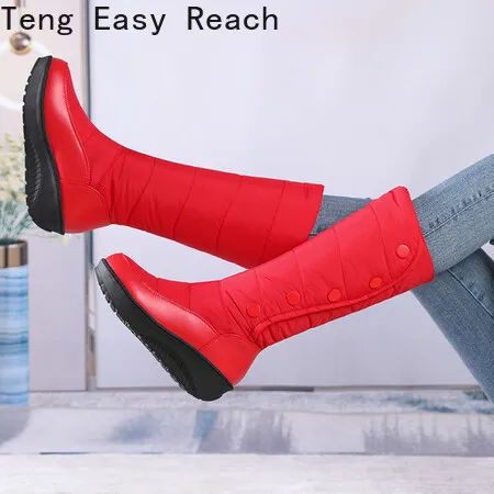 Down Warm Plush High Snow Boots Women 2023 Winter Shoes Platform Women's Over-the-Knee Boots Female Fashion Fur Water-proof Shoe