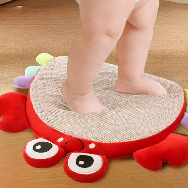 Baby Floor Play Mat Soothing Baby Gyms Play Mat Cartoon Patterns Sensory Soothing Beads Learning Toy For Birthday Outdoor 2