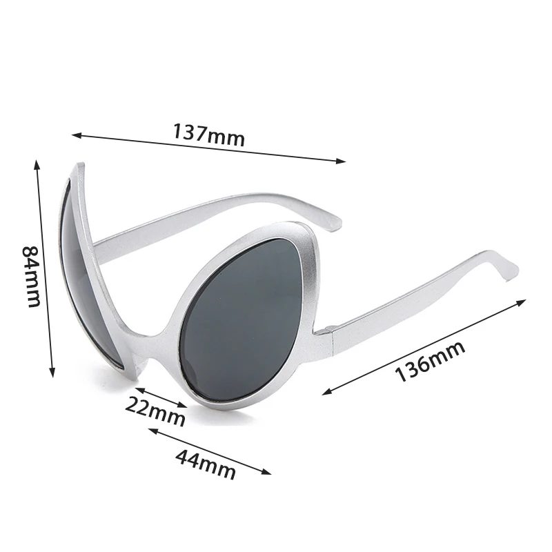 Funny Alien Glasses, Funny Rainbow Lenses Alien Sunglasses, Alien
