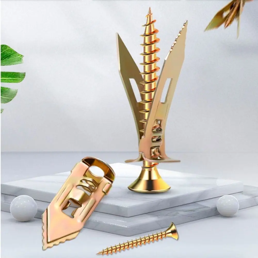 

Self-Drilling For Gypsum Board Dowel Fixing Tools Self-Tapping Screws Kit Screws Expansion Nails Plasterboard Wall Fixing Plug