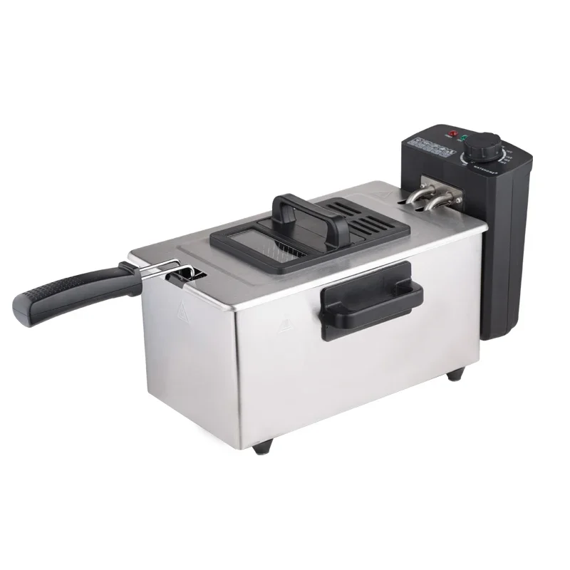 3L Automatic Electric Fryer WJ-800 Household French Fries Electric Fryer Oil 220V/2000W Stall Fried Skewer