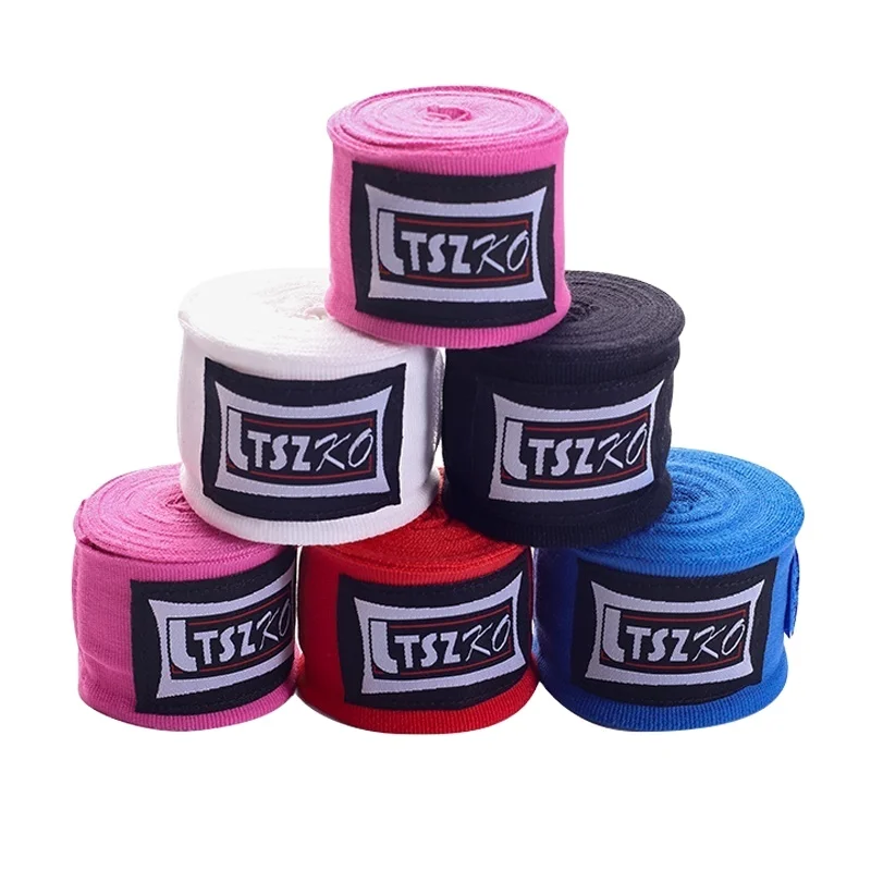 

2PCS 3/4.5M Boxing Sports Wraps Kick Boxing Mma Muay Thai Hand Wrap Belt Combat Training Handguard Elastic Bandage