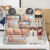 Transparent Storage Box Eyeshadow Disc Nail Polish Air Cushion Display Rack Girls Bedroom Dresser Cosmetics Shelf 1