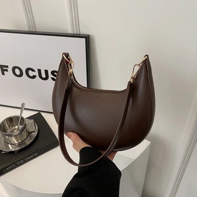 Nouveau sac de Baseball en forme de lune haut de gamme à la mode montrant un sac à bandoulière unique pour femmes de luxe sacs à main élégants pour dames bolso mujer 1