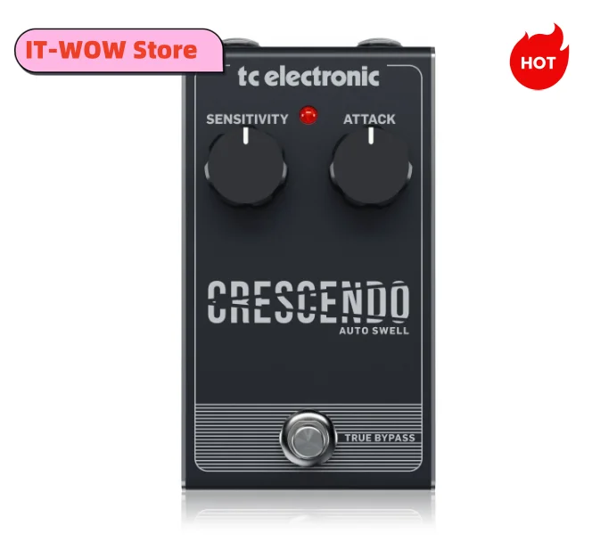 

TC Electronic CRESCENDO AUTO SWELL Responsive Crescendo Pedal with 2-Knob Interface for Haunting Guitar Line Manipulation