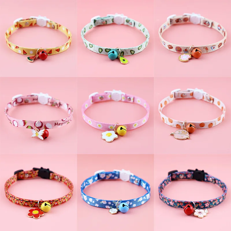 

Ошейник для домашних животных, двухслойная лента, подвесные аксессуары для собак, ошейник для кошек, подвесной колокольчик, подвеска для маленькой собаки, кольцо на шею