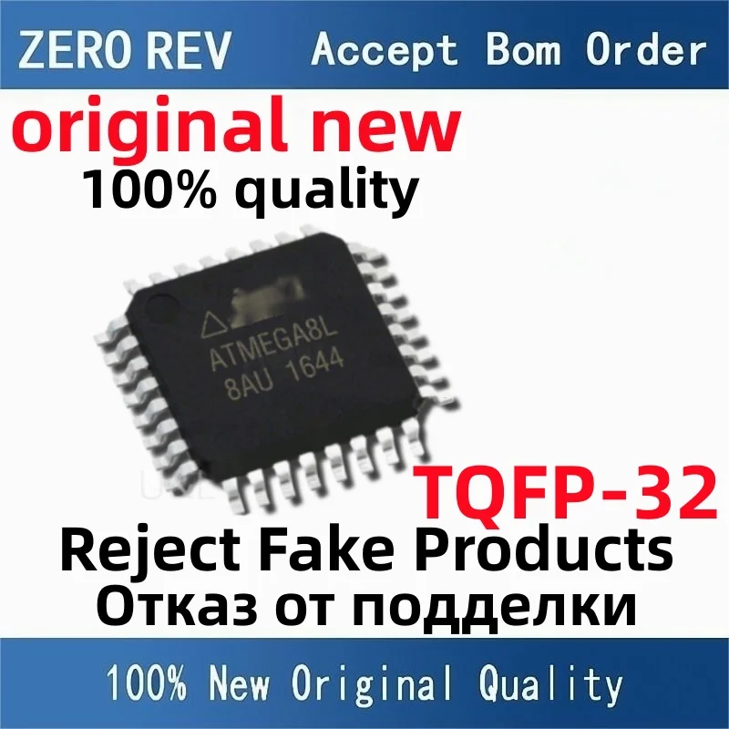 

2Pcs 5pcs 10pcs 100% New ATMEGA8L-8AU ATMEGA8L TQFP-32 TQFP32 microcontroller muc Brand new original chips ic
