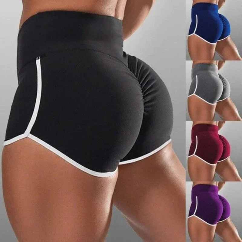 Woman Yoga Open Crotch Leggings Shorts Mini Push Up Gym Hot Pants Tight Fitting Fitness Sport Crotchless Small Trousers