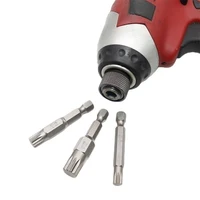 Tournevis Torx cannelé à 12 points, embout de 1/4 pouces, tige hexagonale, tête de perceuse à vent 50mm, clé à vis magnétique M4 M5 M6 M7 M8 M10 M12 7 pièces 4