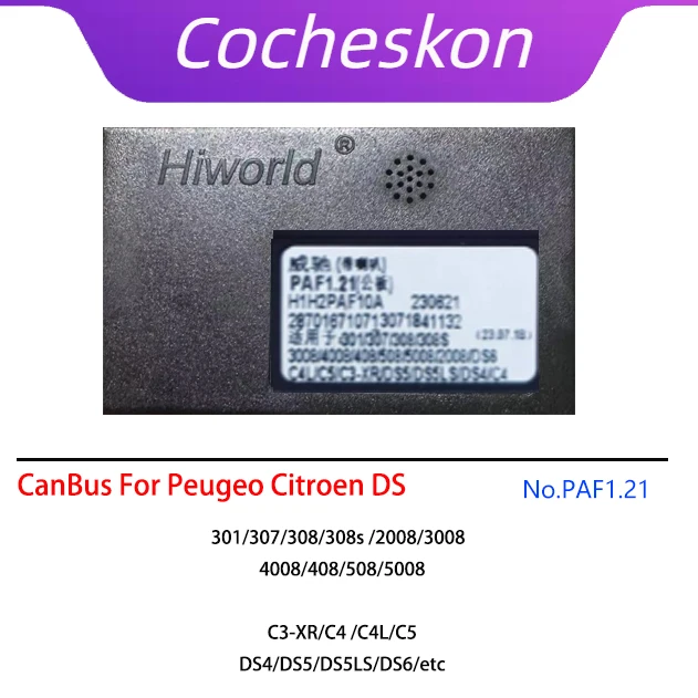 Hiworld-PAF1-21-CanBus-Decoder-Adapter-16-PIN-for-PSA-Peugeot-207-307 ...