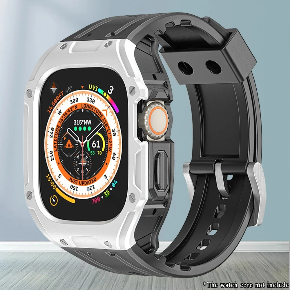 Premium TPU Sport Strap and Protective Case Set for Apple Watch Ultra 49mm