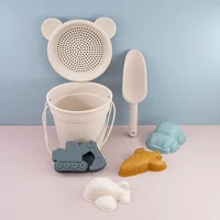 Beach Toys Children Summer Toys with Cute Animal Model Ins Seaside  Rubber Sand Mold Tools Sets Baby Bath Toy Kids Swim Toy 2022 1