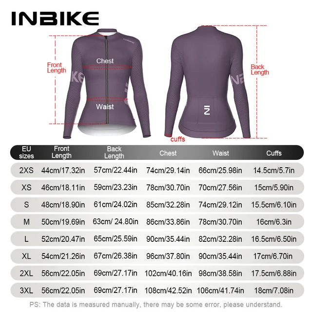 INBIKE: Equipamento de Ciclismo de Alta Qualidade a um Preço Incrível 6 INBIKE Women's Long Sleeve Jersey: Comfort and Performance for Spring and Autumn Cycling