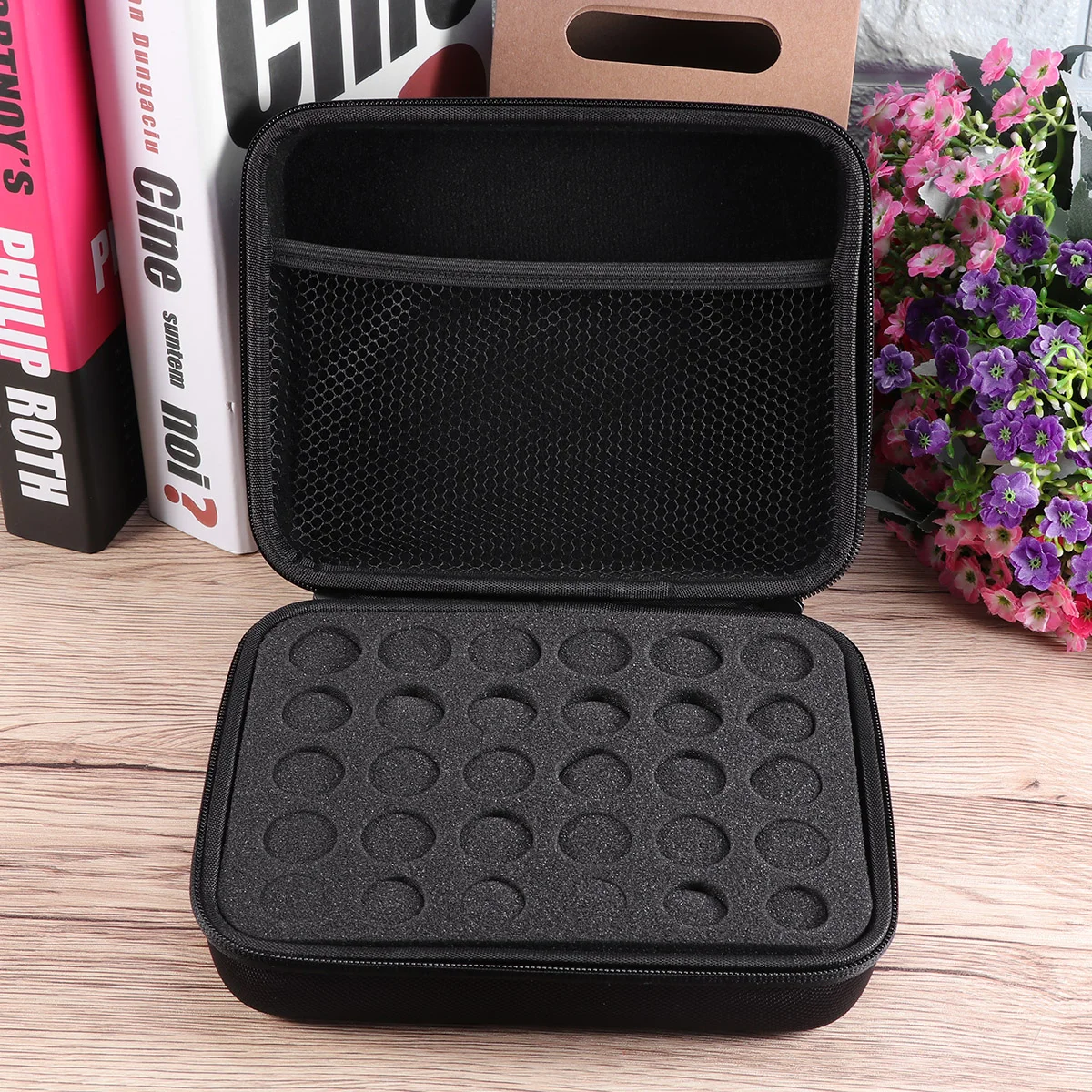 

Duffle Bag for Travel Roller Bottle Storage Protection Case Essential Oils Holder