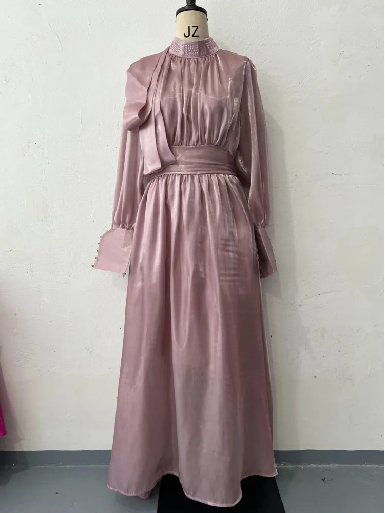 LGRQ 2025 الوقوف طوق فانوس الأكمام مطوي وصمة عار ع...