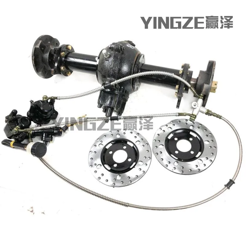 Trasmissione 55Cm Asse Posteriore Pompa Pinza Freno Per Buggy Quad Bike 50Cc 110Cc 150Cc 200Cc Cargo Atv Go Kart Taotao
