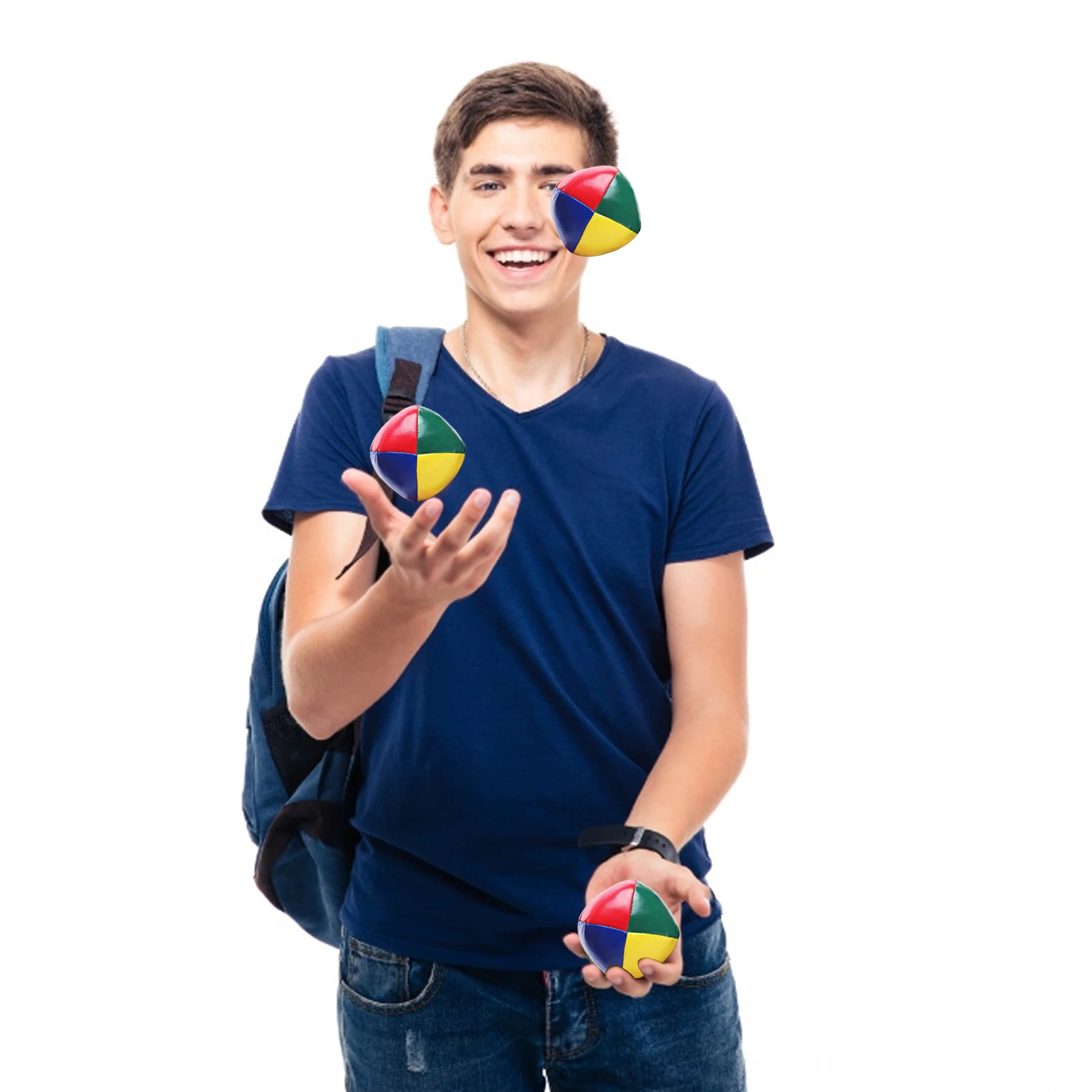 6PCS Smooth Durable Juggle Ball Juggling Balls Set For Beginners Learn To Juggle Beginner Kit Circus Children Kids Outdoor Toy 2