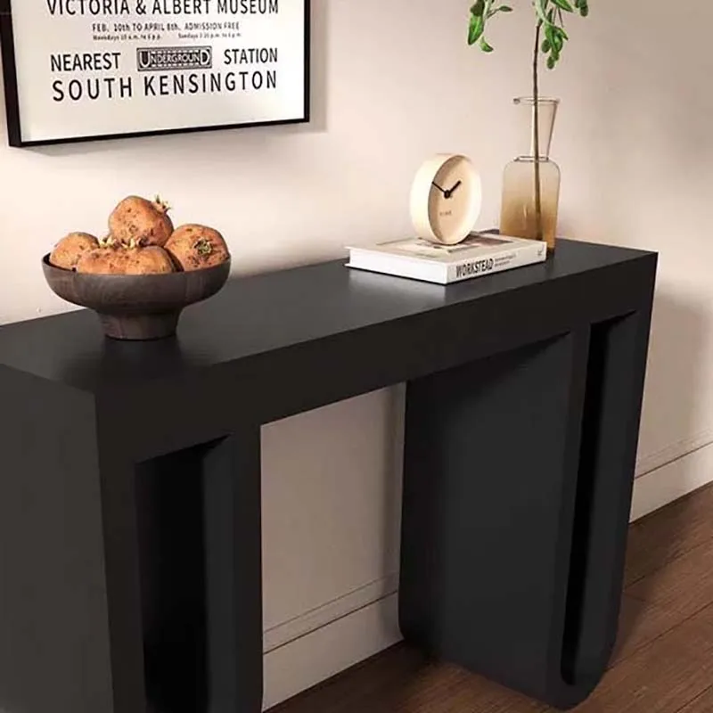 Consolle di bellezza in stile nordico Consolle da soggiorno italiano di lusso moderno per mobili consolle da ingresso per corridoio - immagine 3