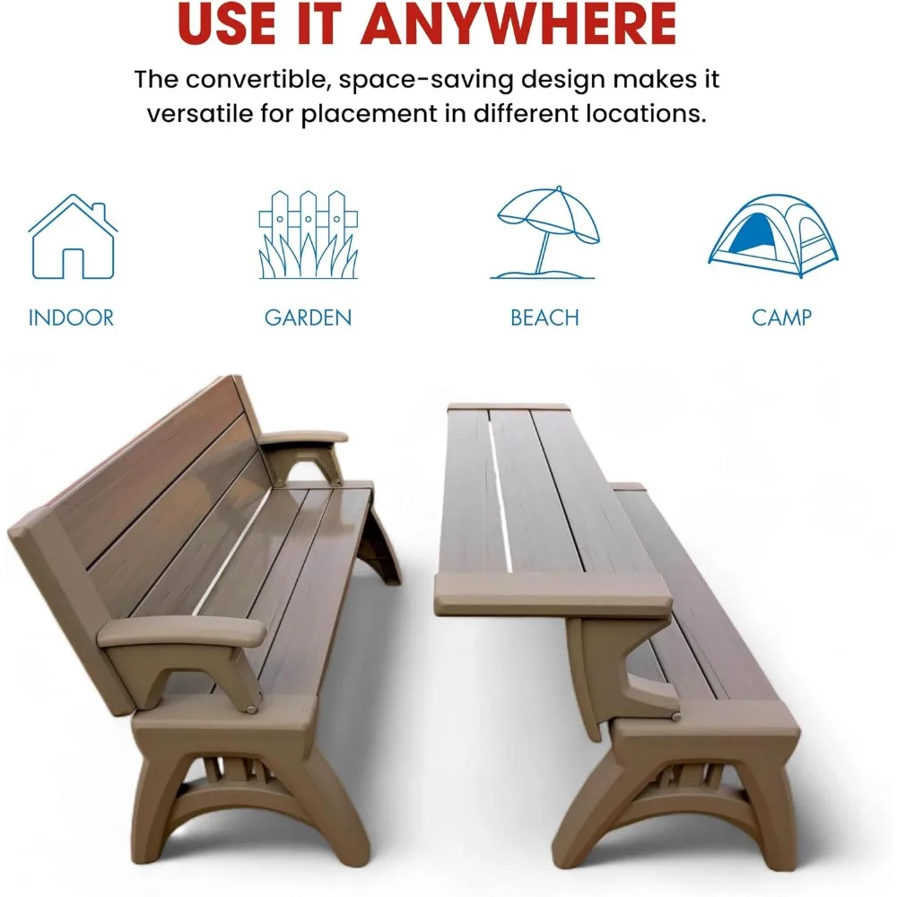 2-in-1 Bench Table 6