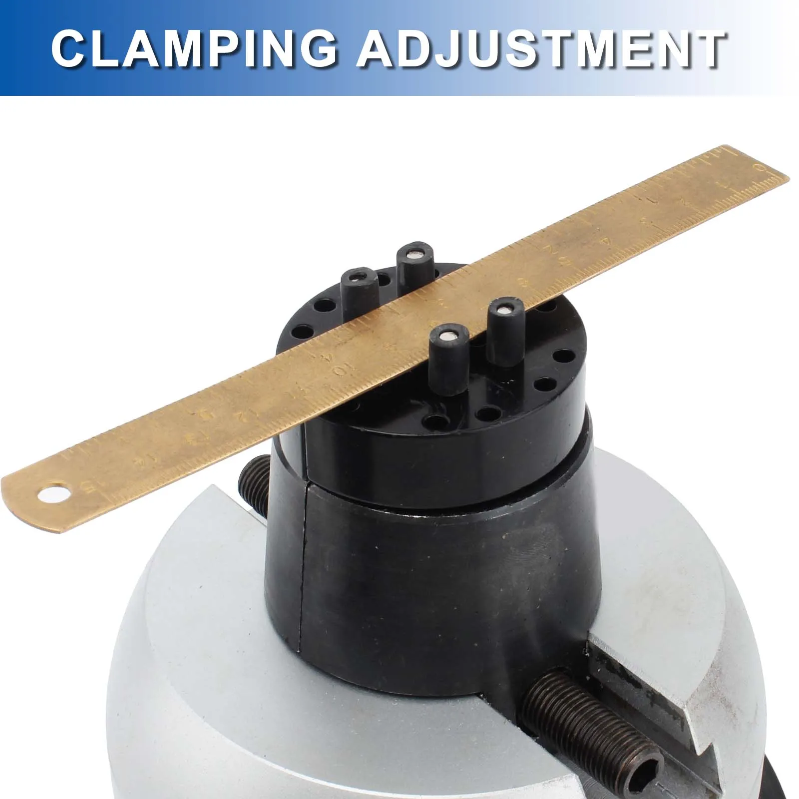 CHENGYAN 3" Ball Vise Engraving Tool With 30 Attachments – Jewelry Stone Setting Block