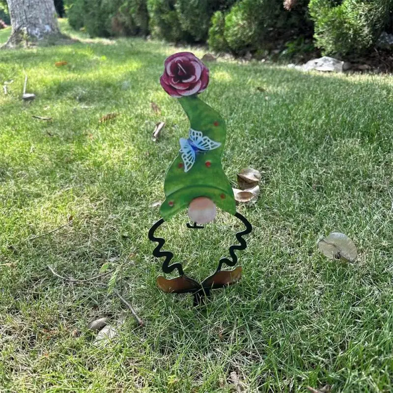 

Украшение для сада, пасторальная прочная металлическая конструкция, яркие цвета, уникальный дизайн, 3d насекомое, Бабочка, 4 цвета, тренд