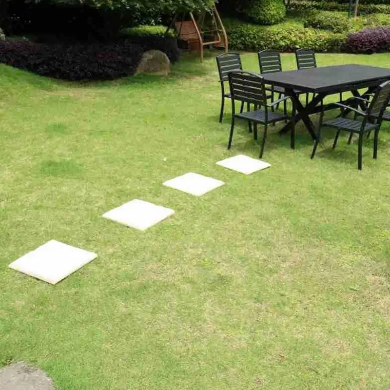 4 Pcs Stepping Stones For Garden Stone Mat Garden Stones Large Stepping Landscaping Step Decorative Lawn
