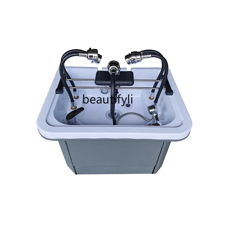 New 6-Dimensional 1-Body Water Circulation Head Treatment Fumigation Shampoo Basin-Seat Intelligent Constant Temperature Heating 6r0 959 772a seat heating module for vw new santana new polo seat 6r0959772a 6r0 959 772 a